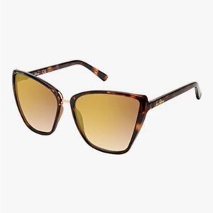 Sam Eldeman Tortoise Cat-Eye Sunglasses with Brown Gradient Lenses